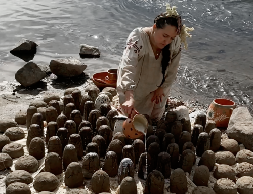 Earthtalk a ritual-installation: An obeisance to the Ancestral wisdom of the Mother.